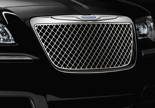 Mopar OEM Chrome Mesh Grille With Wing Logo 11-19 Chrysler 300 - Click Image to Close